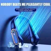 Powerful Portable Neck fan  Portable, Bladeless Neck Fan with 72 Turbine Blades