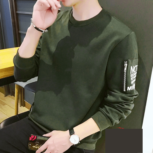 Round Neck Full Sleeve Printed Sleeve T-Shirt for Men, Basic Round Neck Full Sleeve Printed Sleeve T-Shirt for Boys - My Store