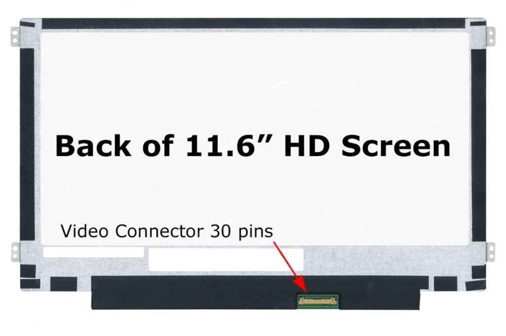Screen HP Chromebook, Lenovo, Acer, Asus | 11.6″ LED Slim 30 Pin
