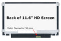 11.6″ HD LED Laptop Replacement Screen – Slim 30-Pin eDP Compatible with Dell Chromebook, Dell Inspiron & Latitude, HP Chromebook, Lenovo, Acer & Asus Models